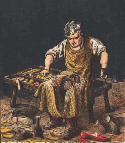 أحذية إصلاح الإسكافي ، 1867. بواسطة غير معروف