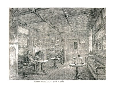 غرفة القهوة في بوابة سانت جون ، 1878 بواسطة غير معروف