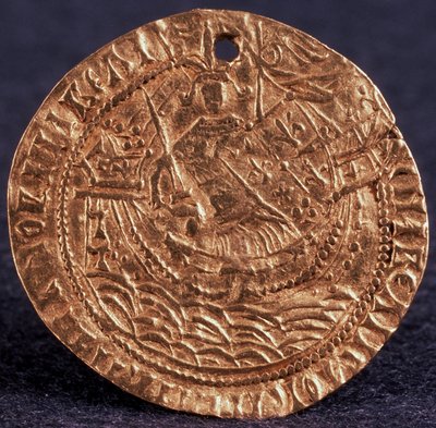 عملة Korabelnik للقيصر إيفان الثالث العكسي: حاكم على سفينته ، 1471-1490 بواسطة غير معروف