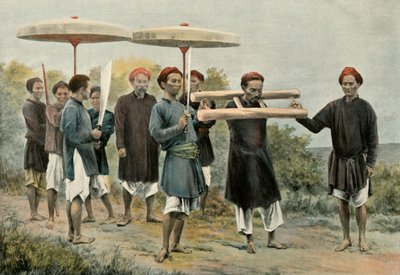 يدين إدانة المشي إلى الضرر ، المشي المدان في العقاب ، 1900. بواسطة غير معروف