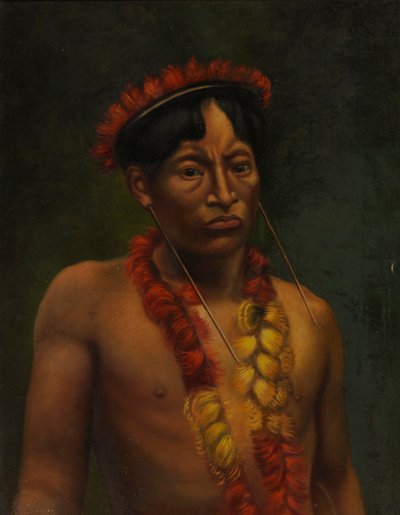 Conibo Indian ، كاليفورنيا. 1890-1892. بواسطة غير معروف