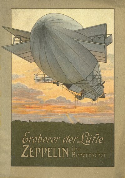 الفاتح للهواء. زيبلين ، 1916 بواسطة غير معروف