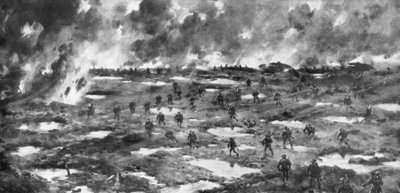 غزو ويتشات-ميسينس ريدج ، بلجيكا ، الحرب العالمية الأولى ، 7 يونيو 1917 بواسطة غير معروف