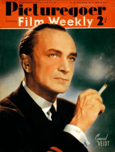 كونراد فيدت 1893-1943 ، ممثل ألماني ، 1940 بواسطة غير معروف