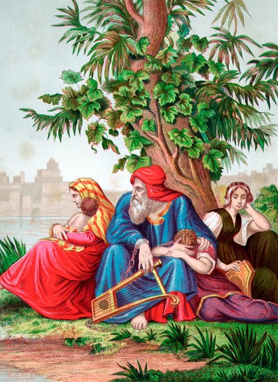 ثبات اليهود في الأسر في بابل ، القرن السادس قبل الميلاد عام 1860 بواسطة غير معروف