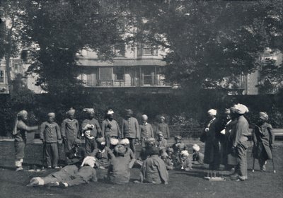 الجنود الهنود النقابيون يلعبون الهدوء في المروج الشرقية ، c1915 ، 1939 بواسطة غير معروف