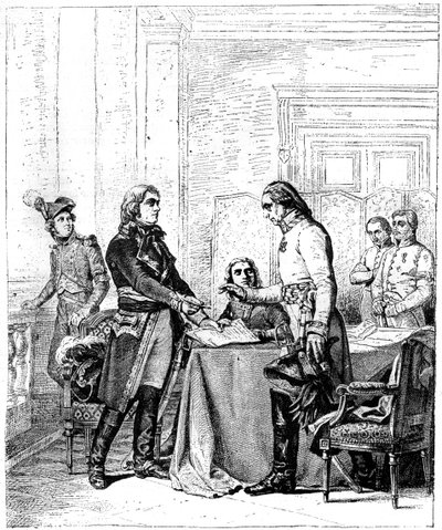 اتفاقية بعد معركة مارينغو ، إيطاليا ، 15 يونيو 1800-1882-1884 بواسطة غير معروف
