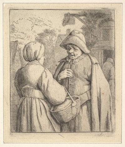 محادثة في الشارع ، 1610-1685. بواسطة غير معروف