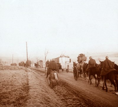 قافلة ، جينيكورت ، شمال فرنسا ، 1916 بواسطة غير معروف