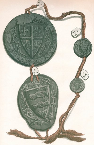 Cord VI John de Hastings، Edmund de Hastings، Edmund de Mortimer، Fulke Fitz-Warine، 1904 بواسطة غير معروف