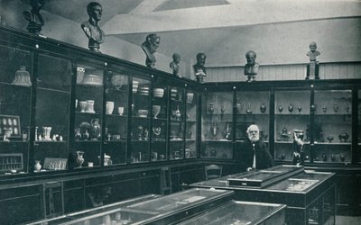 منظر الزاوية لمتحف ويدجوود على الأعمال القديمة في إتروريا ، ستافوردشاير ، c1908 بواسطة غير معروف