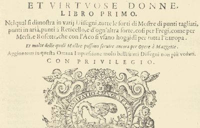 تاج المرأة النبيلة والفضيلة: الكتاب الأول والرابع ، 1601. بواسطة غير معروف