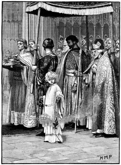 تتويج ريتشارد الأول في دير وستمنستر 1189 ، c1880 بواسطة غير معروف
