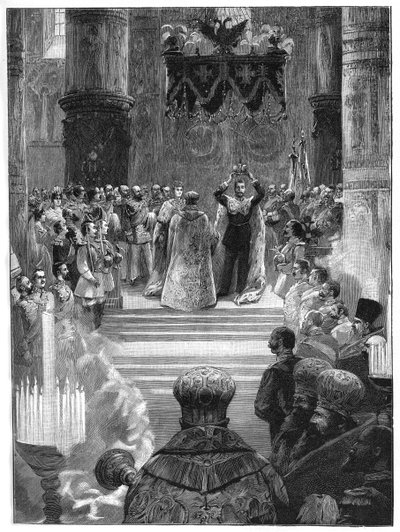 تتويج القيصر نيقولا الثاني ، 26 مايو 1896 ، 1900 بواسطة غير معروف