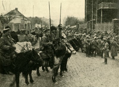جنود القوزاق ، الحرب العالمية الأولى ، 1914 ، c1920. بواسطة غير معروف