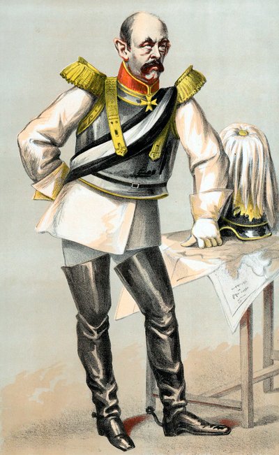 الكونت أوتو فون بسمارك ، رجل الدولة Prusso- الألمانية ، 1870 بواسطة غير معروف