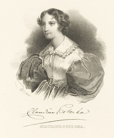 الكونتيسة كلودين كلودين بوتوكا ، ني Dzialynska 1801-1836 ، ج. 1830. بواسطة غير معروف