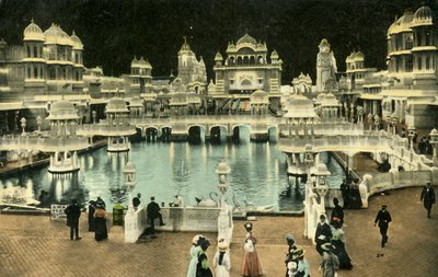 محكمة الشرف ليلا ، معرض التتويج ، لندن ، 1911. بواسطة غير معروف