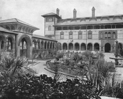 محكمة بونس دي ليون ، سانت أوغسطين ، فلوريدا ، الولايات المتحدة الأمريكية ، c1900. بواسطة غير معروف