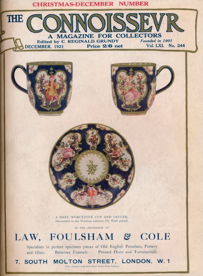 غلاف للمتذوق ، ديسمبر 1921 بواسطة غير معروف