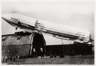Crashed Zeppelin LZ 8 Deutschland II ، دوسلدورف ، ألمانيا ، 1911 1933 بواسطة غير معروف