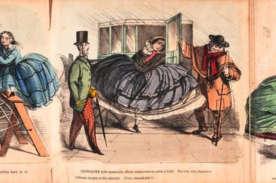 "القرينولين - صعوباته ومخاطره" ، c1860 بواسطة غير معروف