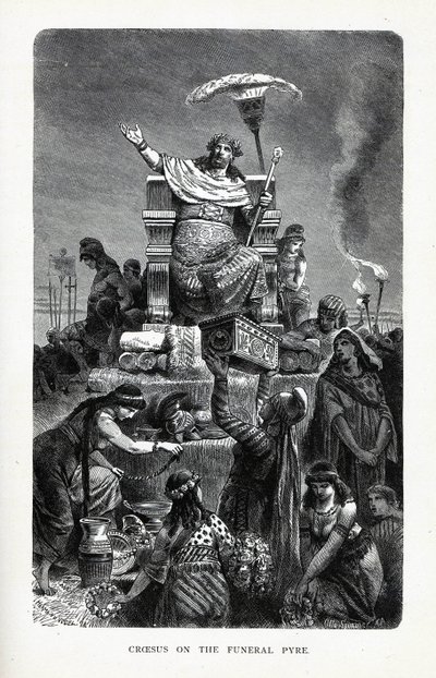 كرويسوس على جنازة بير ، 1882 بواسطة غير معروف