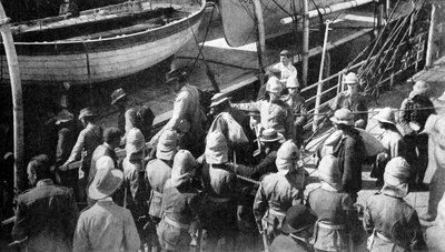 Cronjes Captive Warriors ، The Docks ، Paardeberg ، جنوب أفريقيا ، 1900 بواسطة غير معروف
