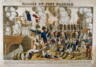 عبور جسر أركولا ، 15 نوفمبر 1796 ، القرن التاسع عشر بواسطة غير معروف