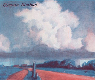 Cumulo-Nimbus - دزينة من أشكال السحب الرئيسية في السماء ، 1935 بواسطة غير معروف