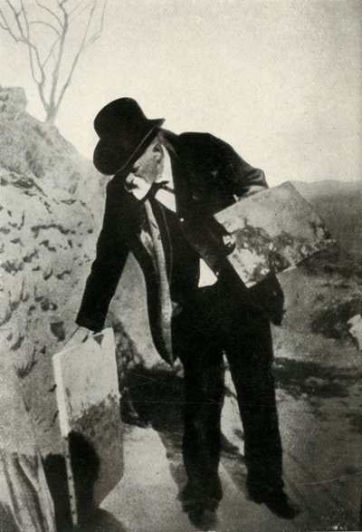 سيزان مع لوحة ولوحة ، 1900 ، 1947. بواسطة غير معروف