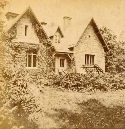 Dairy Cottage، Prospect Park، Brooklyn، NY، c1880s. بواسطة غير معروف