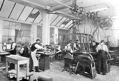 Dalziel Foundry Limited. - مباني إيرل ستريت. معمل التشطيب والتشطيب ، 1909. بواسطة غير معروف