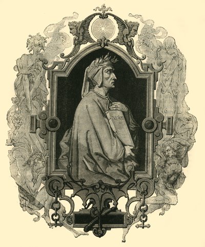 دانتي أليغييري ، c1265 -1321 ، 1890. بواسطة غير معروف