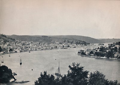 دارتموث - منظر عام ، عرض الكلية البحرية العائمة لبريطانيا ، 1895 بواسطة غير معروف