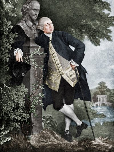 ديفيد جاريك 1717-1779 ، ممثل إنجليزي ، كاتب مسرحي ، مدير مسرحي ومنتج ، 1905 بواسطة غير معروف