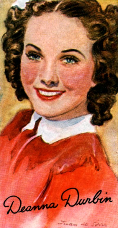 ديانا دوربين ، 1921-1999 ، مغنية وممثلة في أفلام هوليوود في ثلاثينيات وأربعينيات القرن العشرين ، القرن العشرين بواسطة غير معروف