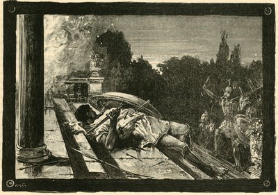 وفاة Alcibiades ، 1890. بواسطة غير معروف