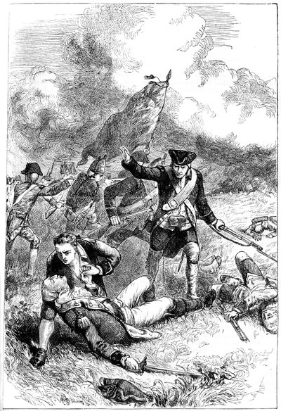 وفاة الرائد بيتكيرن ، معركة بنكر هيل ، بوسطن ، ماساتشوستس ، 1775 ج 1880 بواسطة غير معروف