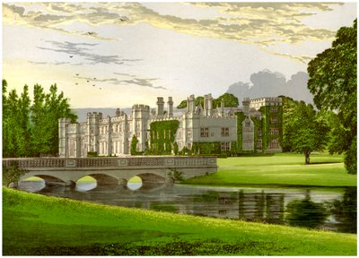 Deene Park ، Northamptonshire ، منزل كونتيسة كارديجان ، c1880 بواسطة غير معروف