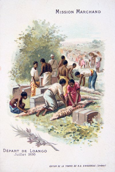 الانطلاق من لوانغو ، يوليو 1896 بواسطة غير معروف
