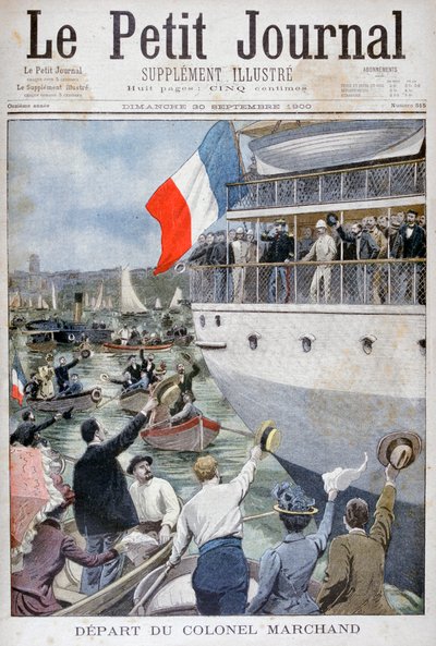 رحيل العقيد مارشان ، مرسيليا ، 1900 بواسطة غير معروف