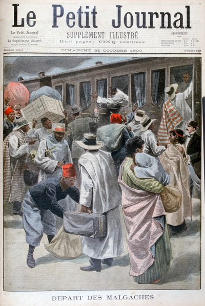 رحيل مدغشقر ، المعرض العالمي لعام 1900 ، باريس ، 1900 بواسطة غير معروف