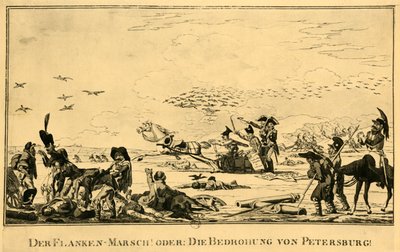 مسيرة الجناح! أو: تهديد بطرسبورغ! ، 1813 ، 1921. بواسطة غير معروف