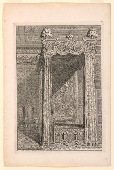 تصميم لغرفة نوم الولاية ، في Second Livre d&39;Appartement بواسطة غير معروف