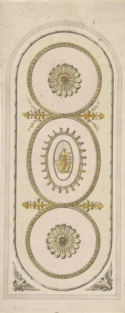 تصميم لوحة ، 1748-92. بواسطة غير معروف