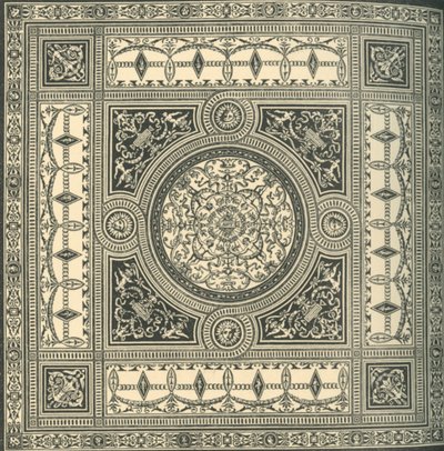 تصميم للسقف ، c1860s ، 1881. بواسطة غير معروف