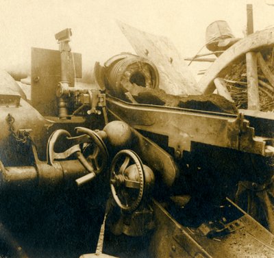 مدفع مدمر ، c1914-c1918 بواسطة غير معروف