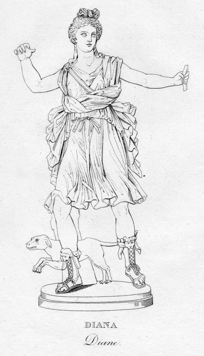 ديانا ديان ، c1850 بواسطة غير معروف