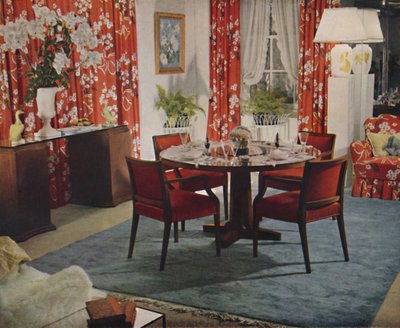 غرفة الطعام صممه Hayes Marshall ، 1939 بواسطة غير معروف
